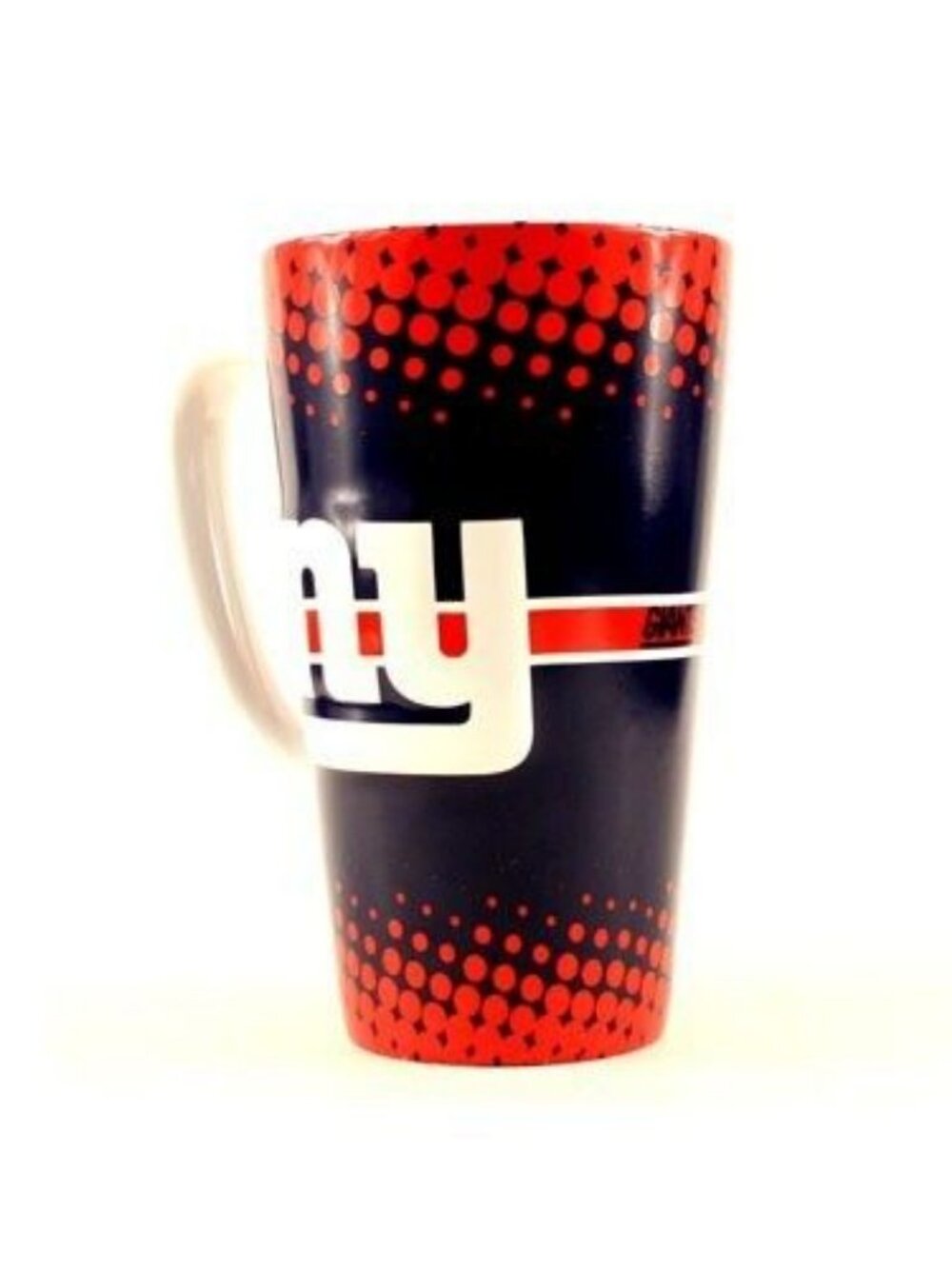 New York Giants Coffee Cup 16oz Speckled Sculpted Latte Mug NFL Official